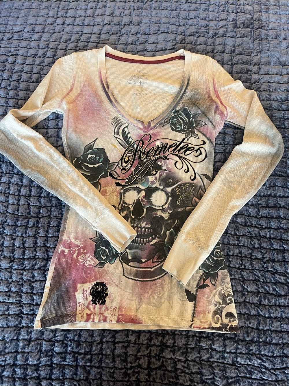 Remetee Y2K Long Sleeve Thermal Top